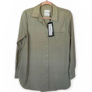 NWT Lysse Schiffer Button Down in Muted Sage Women S